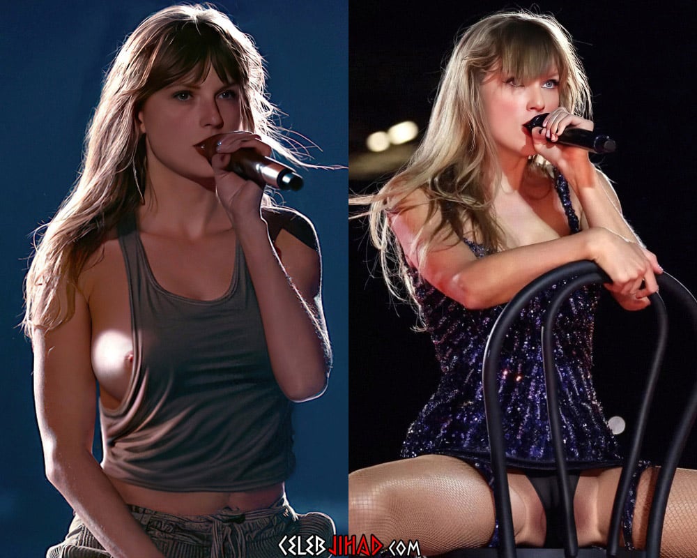 Taylor Swift nude nipple lip slip