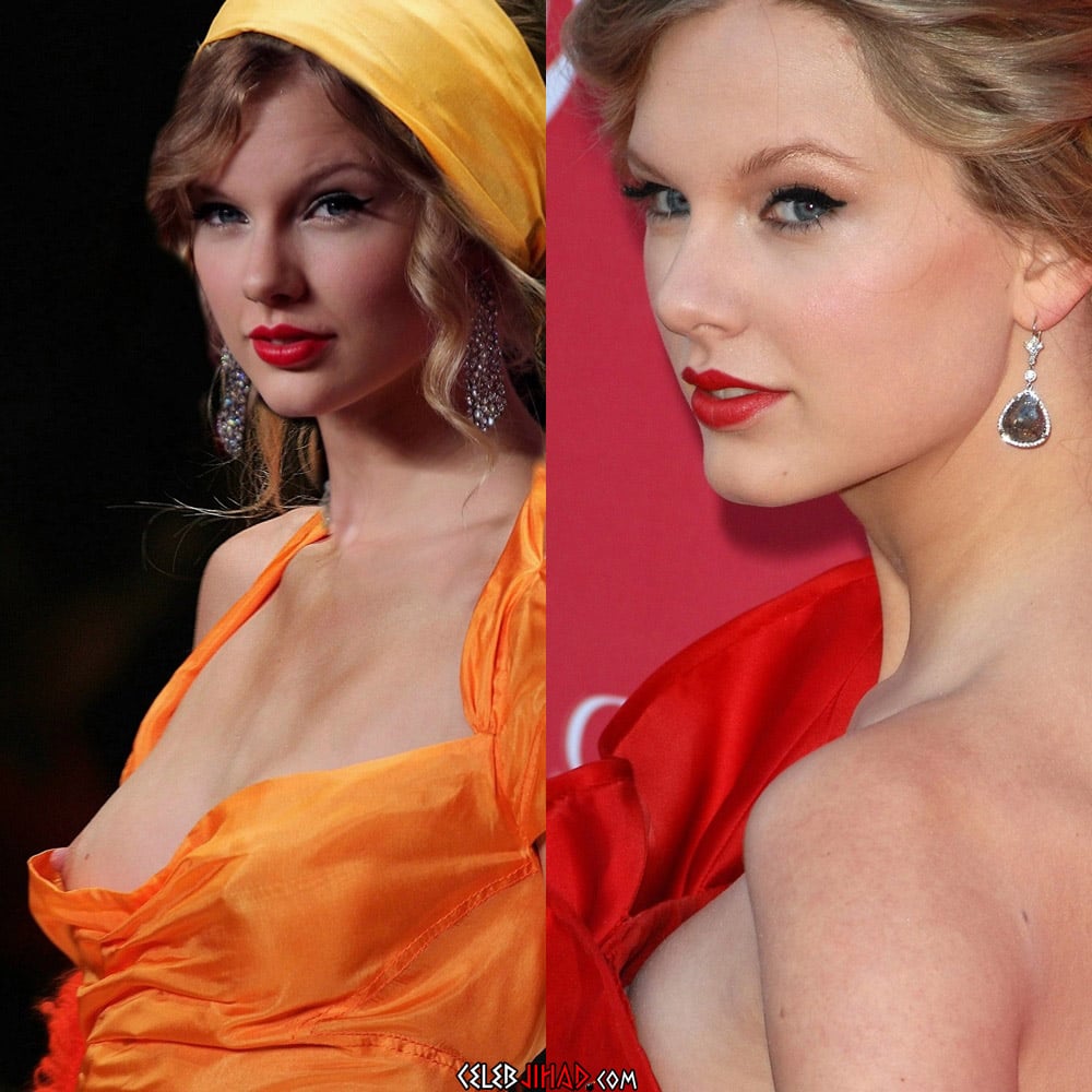 Taylor Swift nude nip slips