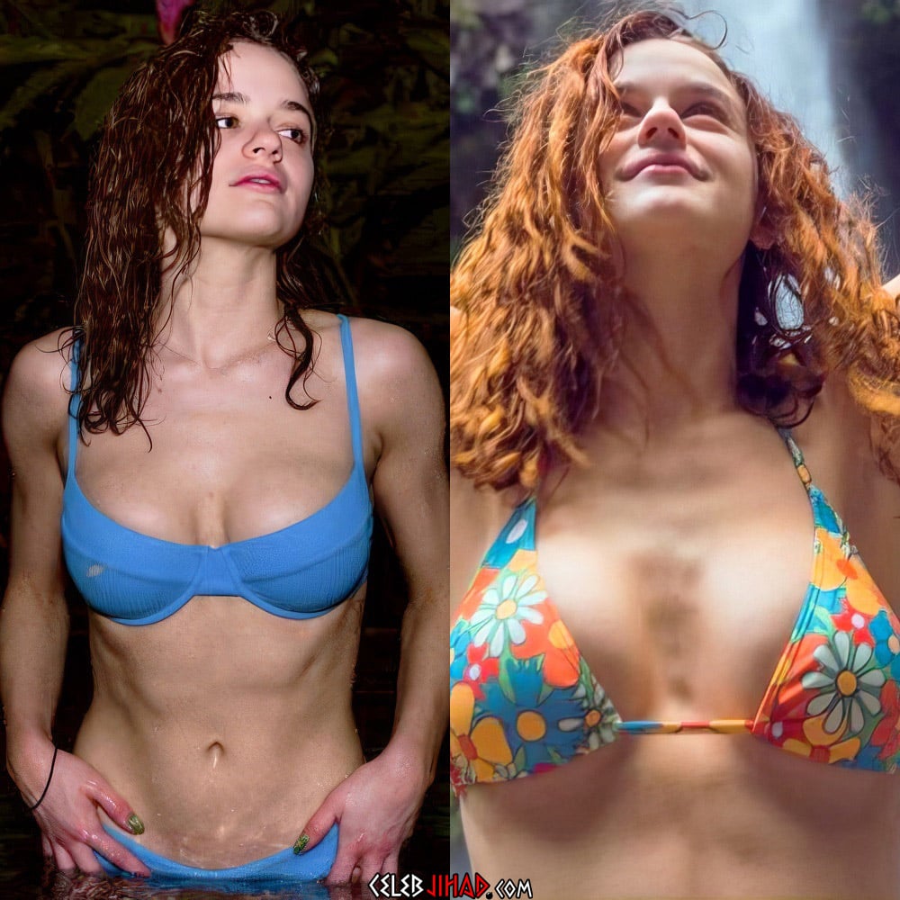 Joey King bikini boobs