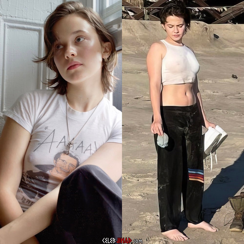 Cailee Spaeny nipple pokies