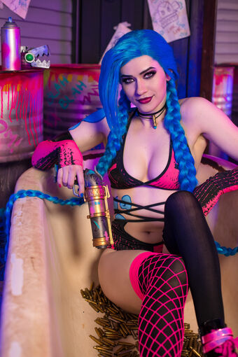 Jinx Cosplay Arcane Nude Leaks OnlyFans Photo 10