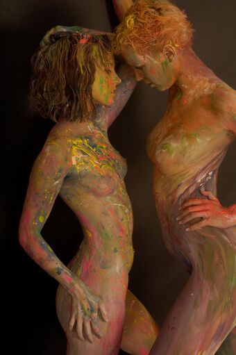 Body Painted Celebs Nude Leaks OnlyFans Photo 50