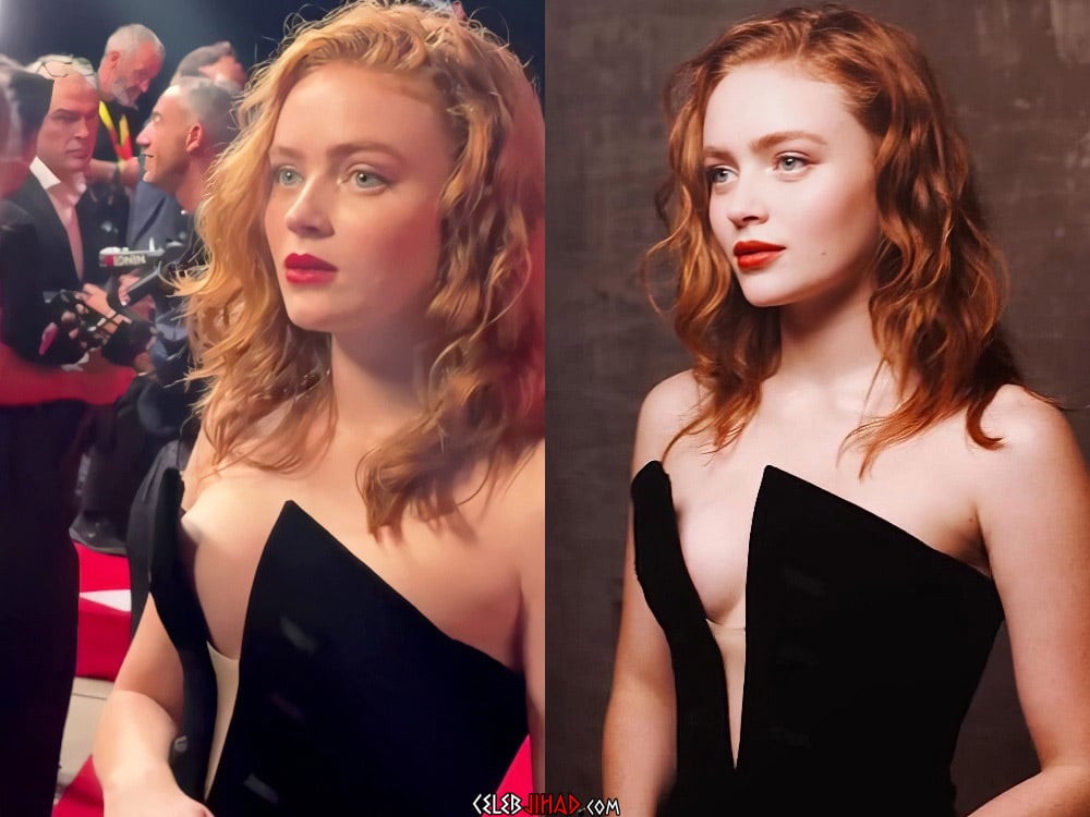 Sadie Sink cleavage